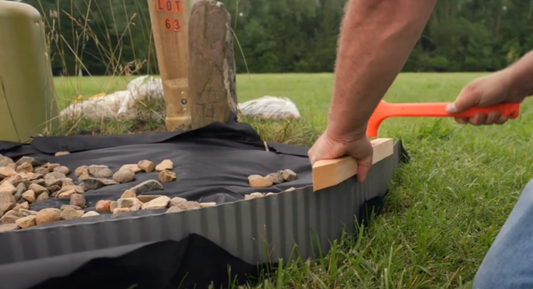 It's So Easy To Install Metal Landscape Edging!