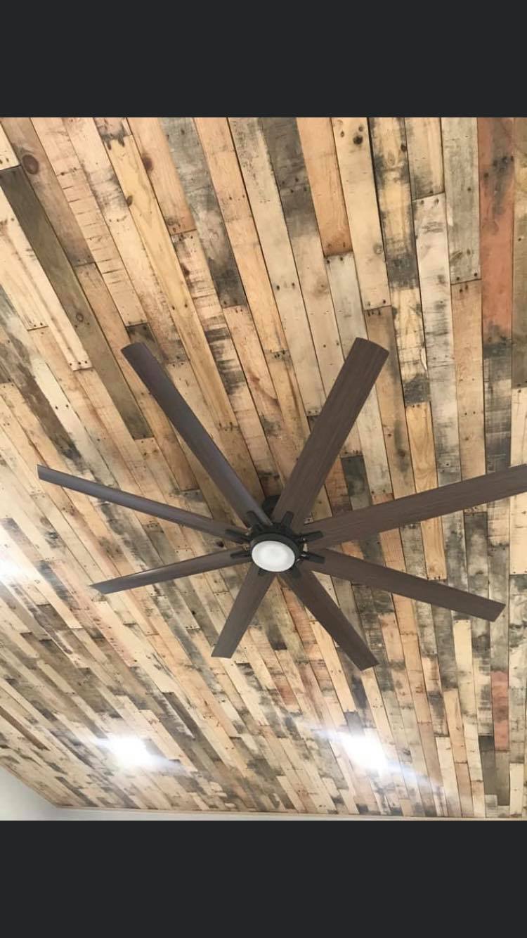 pallet wood for ceilings