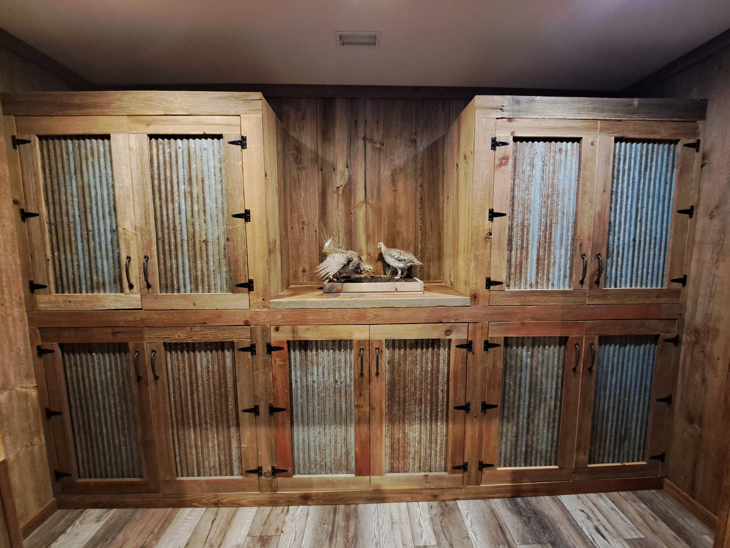 Reclaimed Corrugated Barn Tin Wainscoting