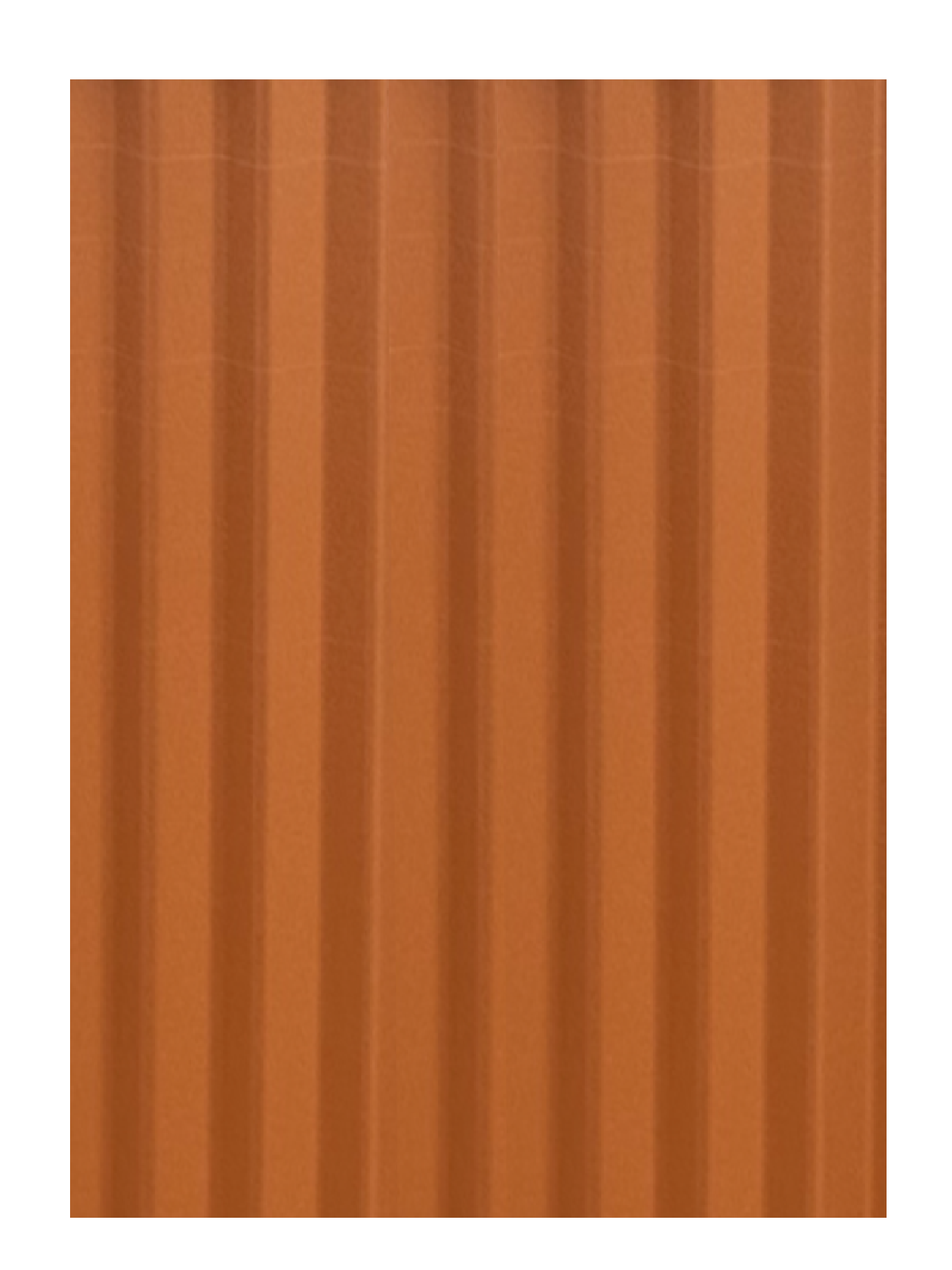 Corrugated Patina Samples - 4"x6" - Free Shipping