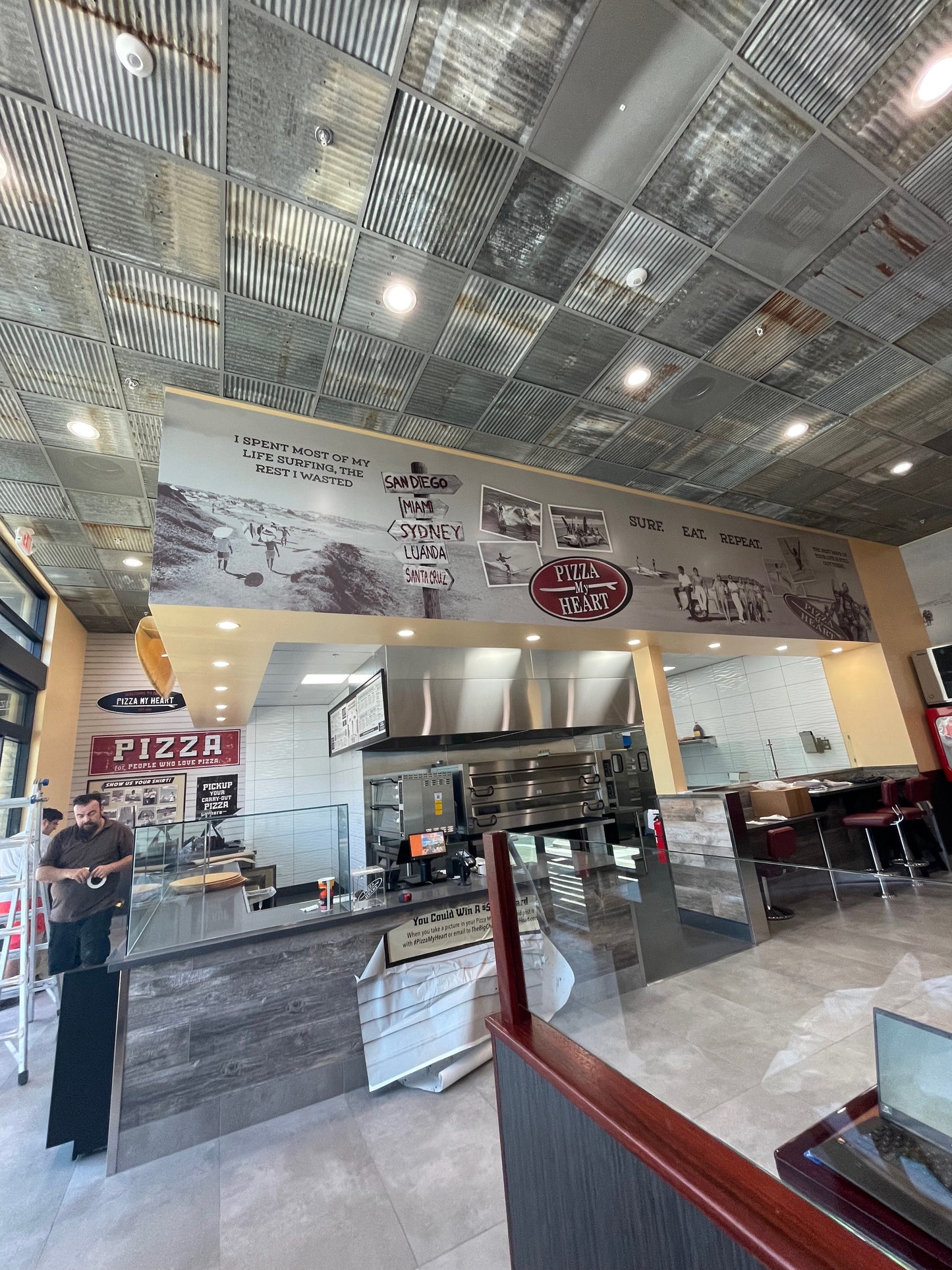 Reclaimed Corrugated Barn Tin Ceiling Tiles