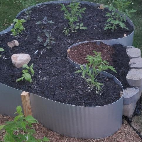 12 inch tall landscape edging galvanized