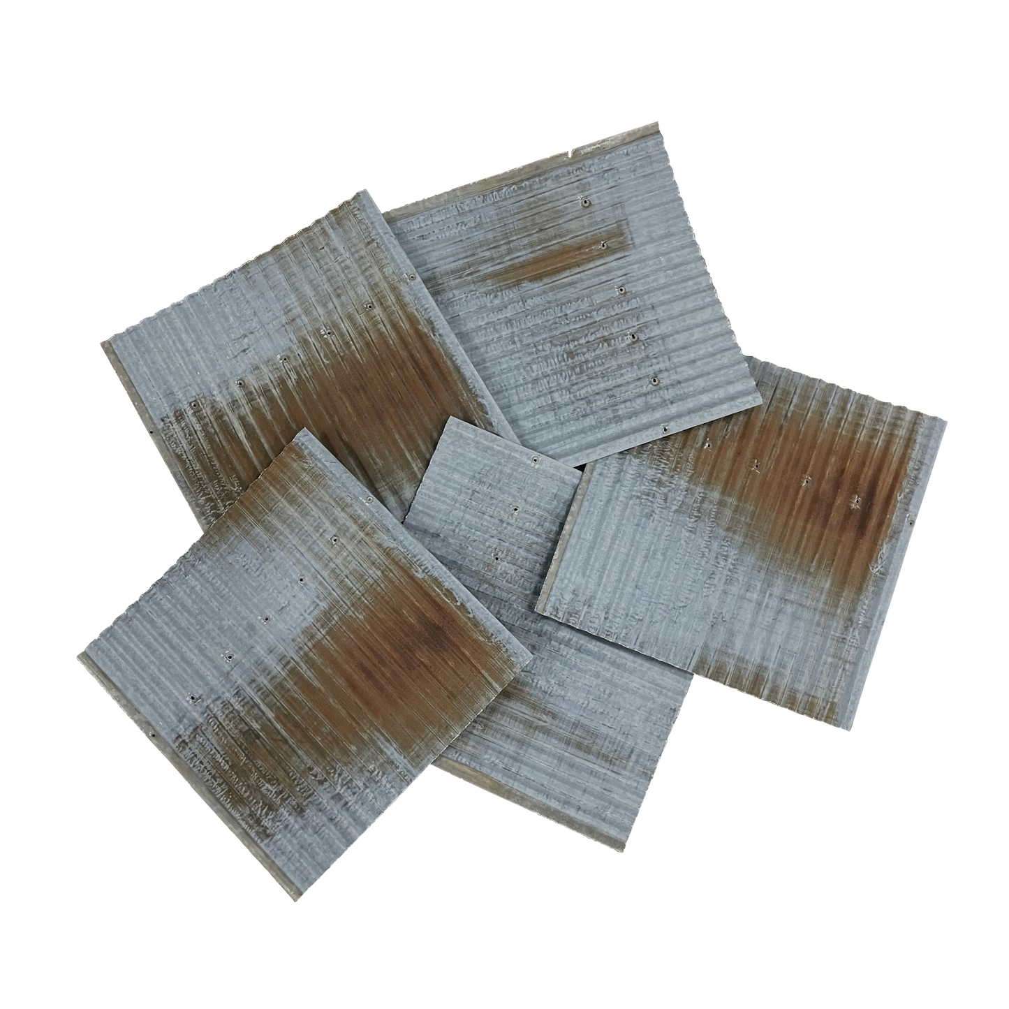 Reclaimed Corrugated Barn Tin Wainscoting - Scratch & Dent