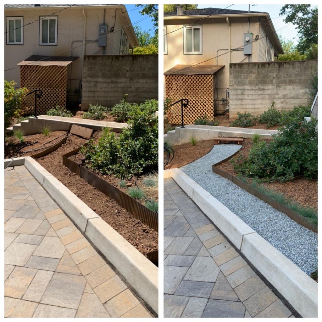 Sidewalk Borders Around Walkway & Path Edging Landscaping Network