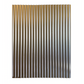 Corten A606 weathering steel corrugated wainscoting panel