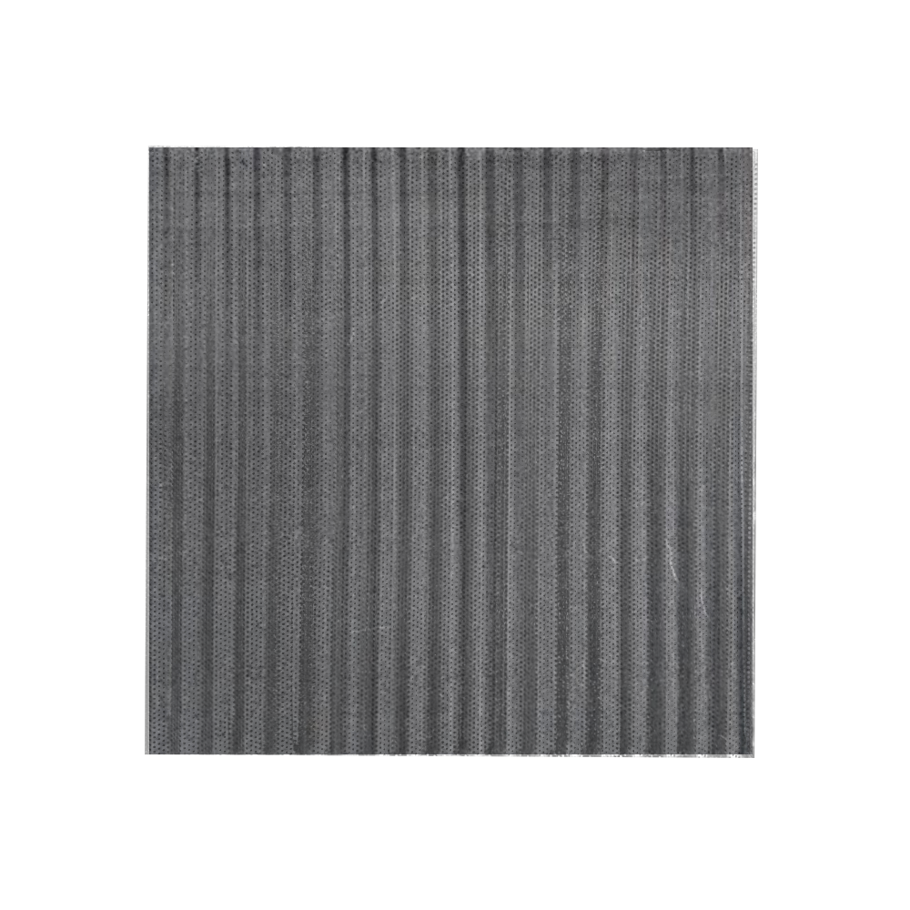 Antique perforated metal acoustical ceiling tile