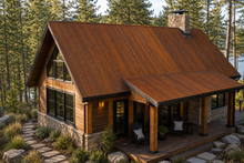 Corten Weathering Steel — AI-rendered illustration