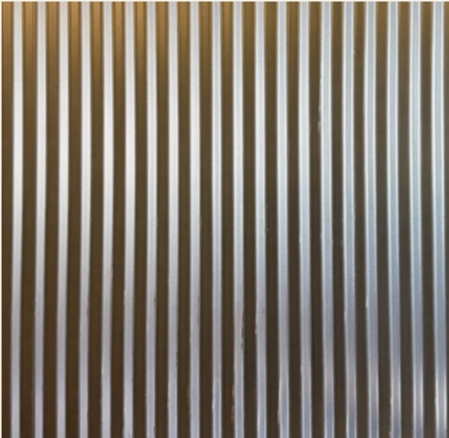 Corrugated Patina Samples - 4"x6" - Free Shipping