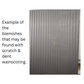 Colorado Corrugated Metal Wainscoting Rolls - Scratch and Dent