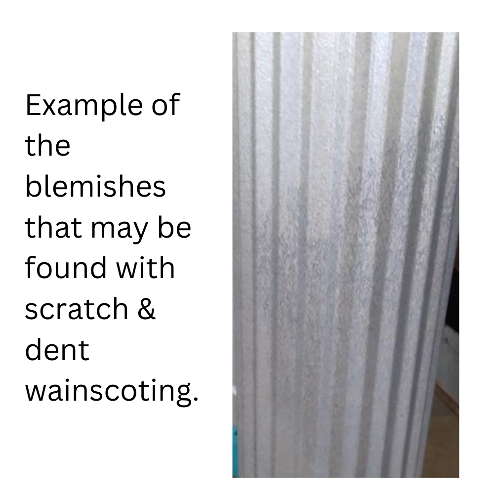 Colorado Corrugated Metal Wainscoting - Scratch & Dent