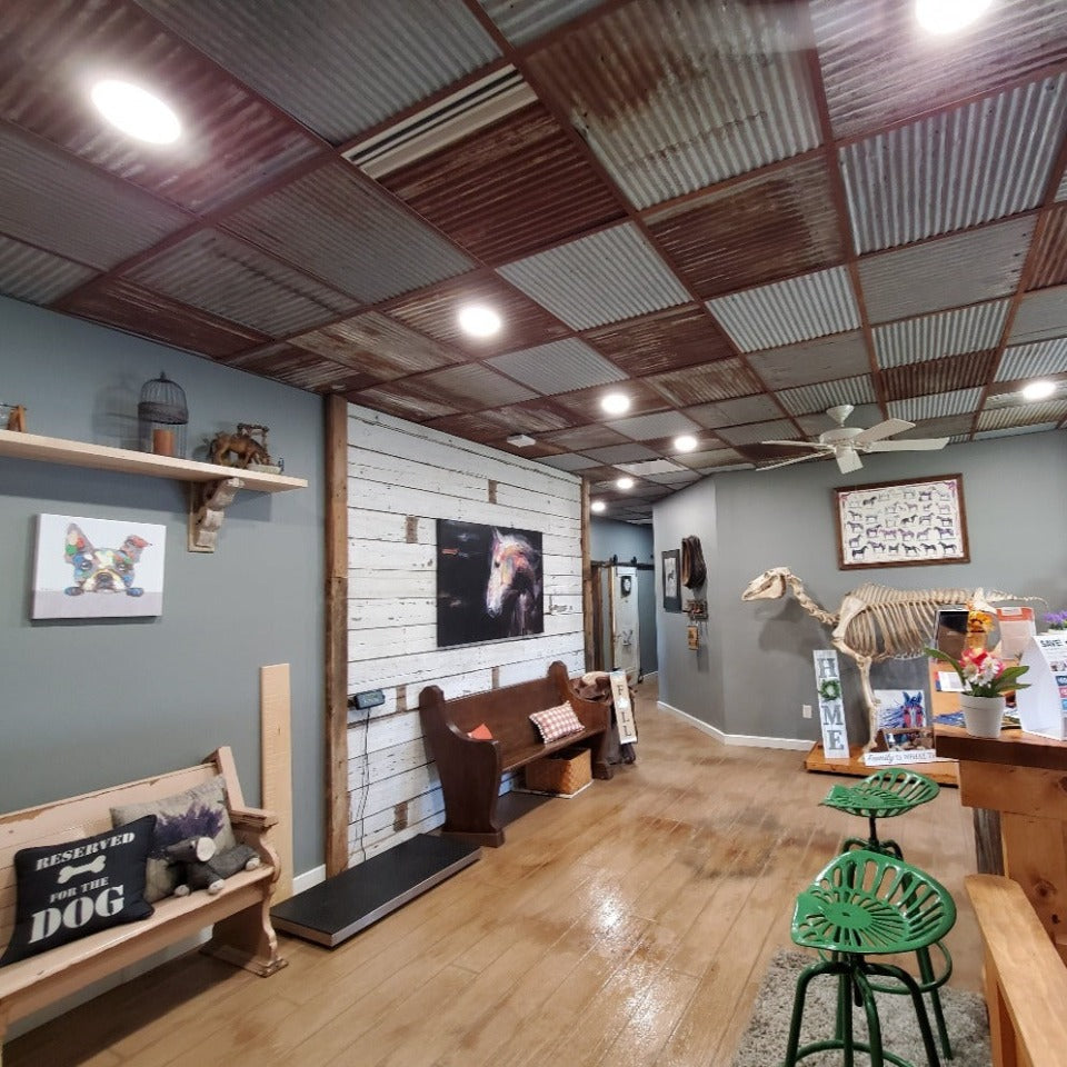Rust Tin Ceiling Rustic Tin Ceiling