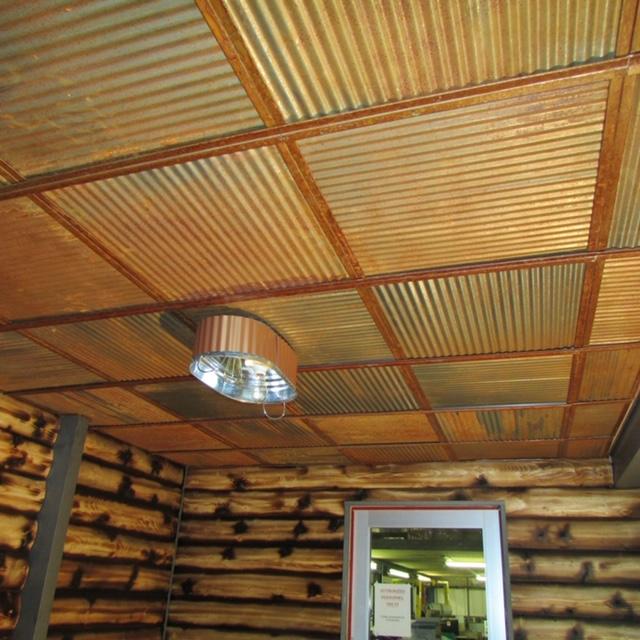 rustic ceiling tiles