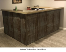 Dakota Tin Premium custom panel showing natural rust and galvanized blend