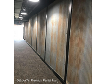 Dakota Tin Random Mixture reclaimed corrugated steel panel
