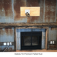 Dakota Tin Premium custom panels installed as fireplace surround