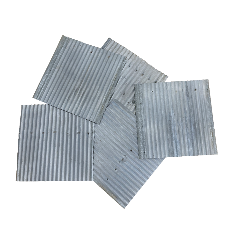 majority galvanized barn tin tiles