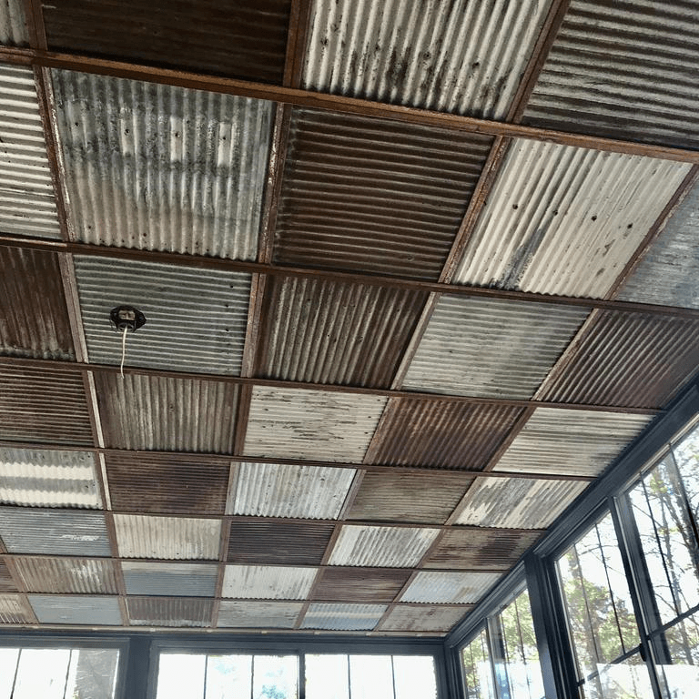 Corrugated Tin Ceiling Tiles