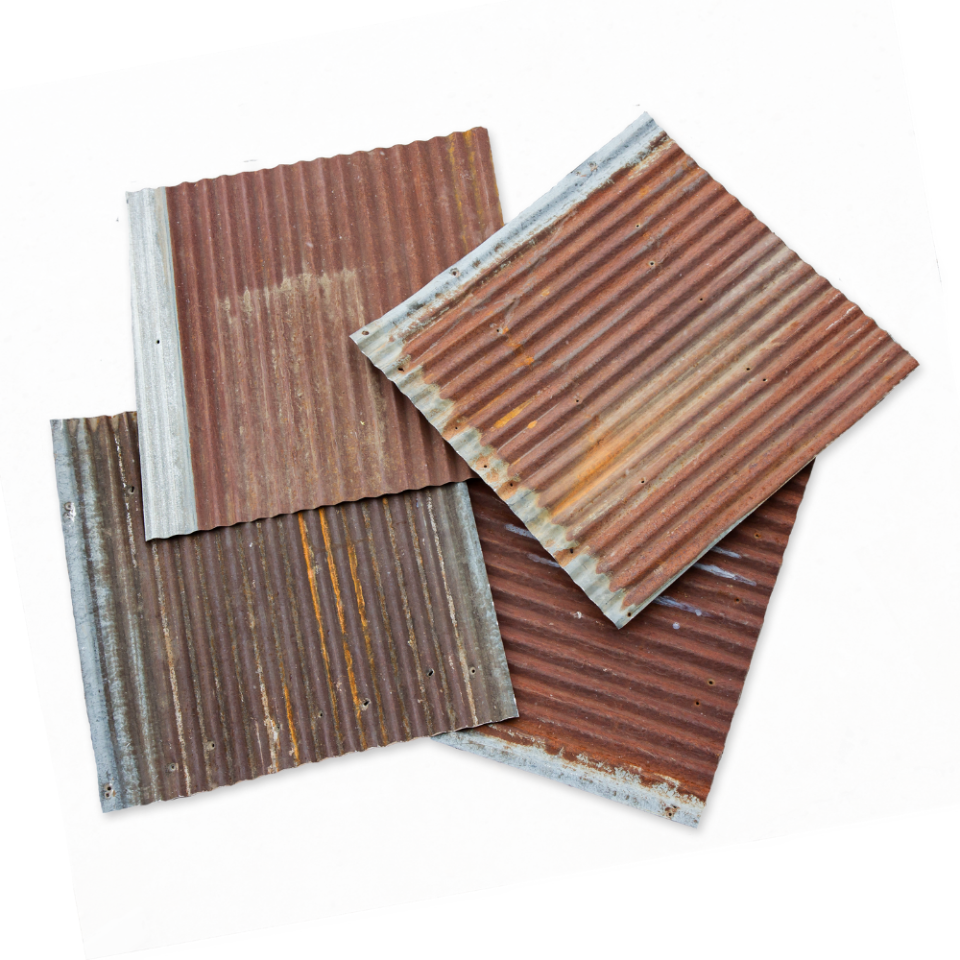 majority rust barn tin tiles