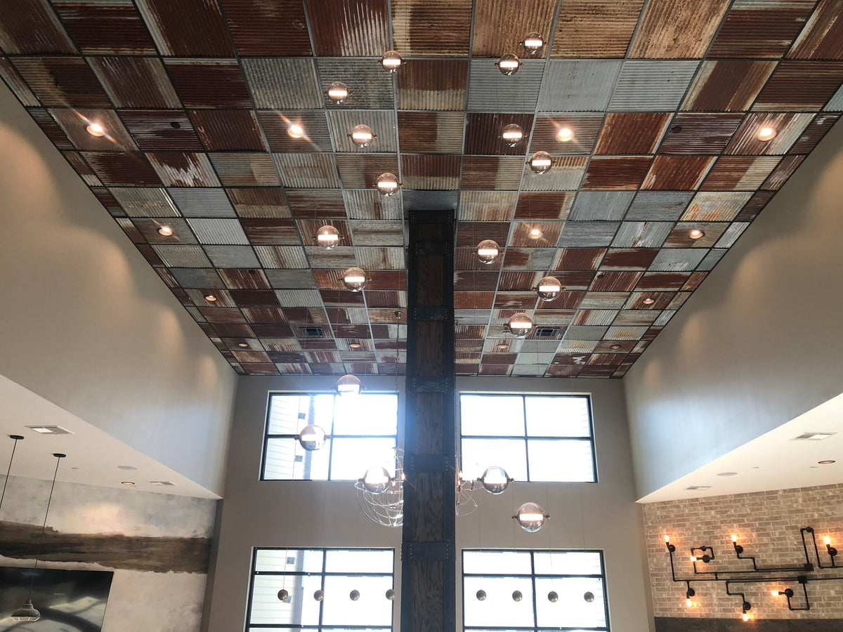 Rustic Tin Ceiling Tiles