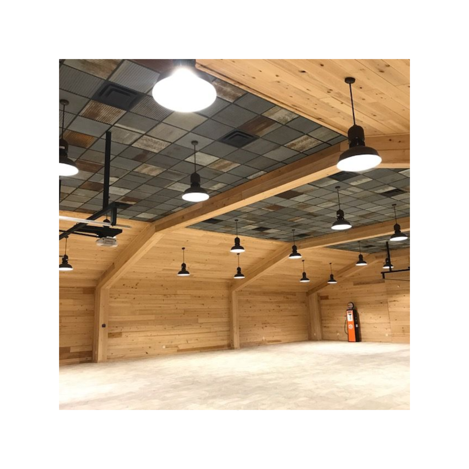 tin ceiling tiles in garage